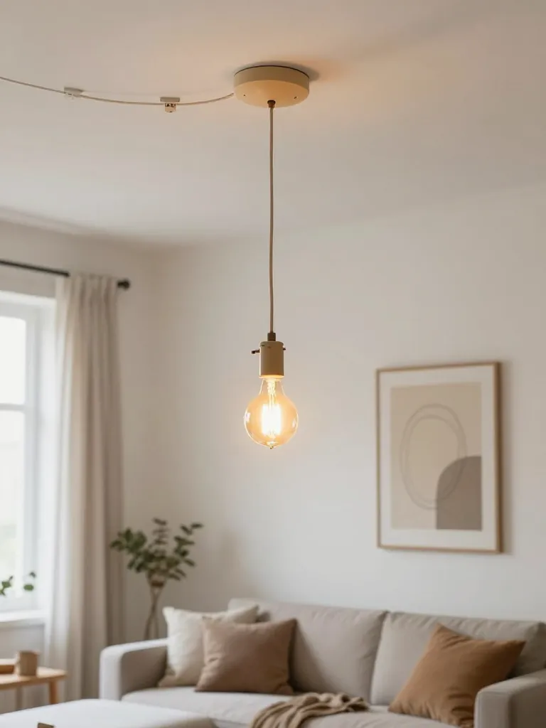 1. Plug-In Pendant Light