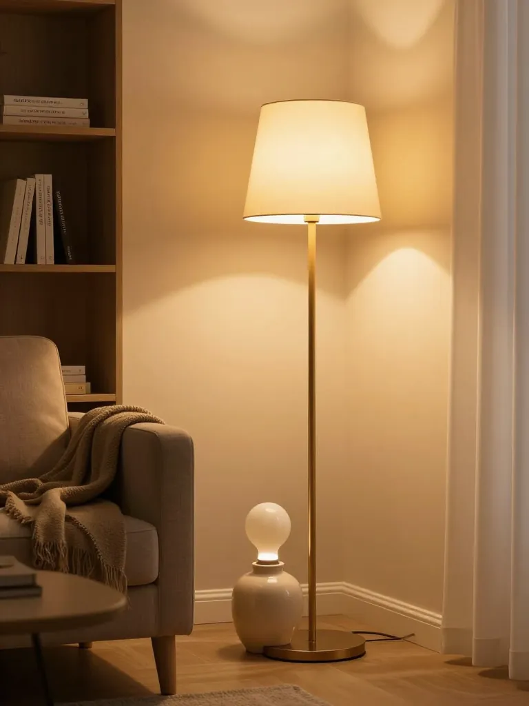 5. Table and Floor Lamps With Smart Bulbs