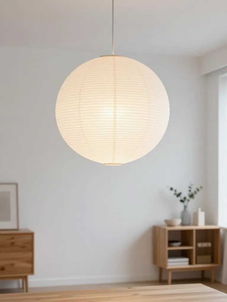7. Paper Lantern Pendant