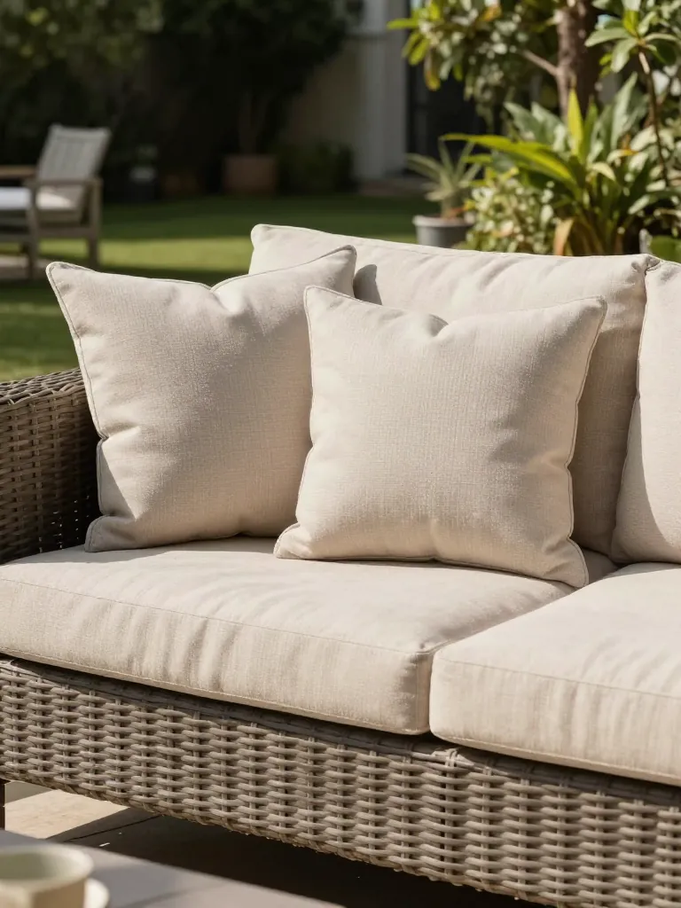 8. Use Firm Inserts for Outdoor and High-Traffic Pillows