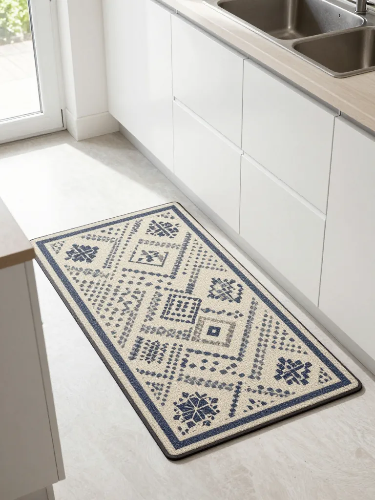 13. Door Mats and Kitchen Mats as Floor Art