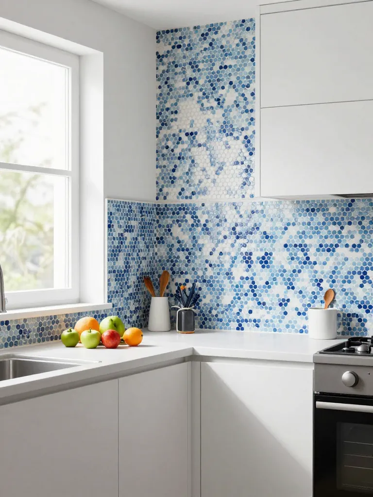 4. Self-Adhesive Mosaic Tile Sheets