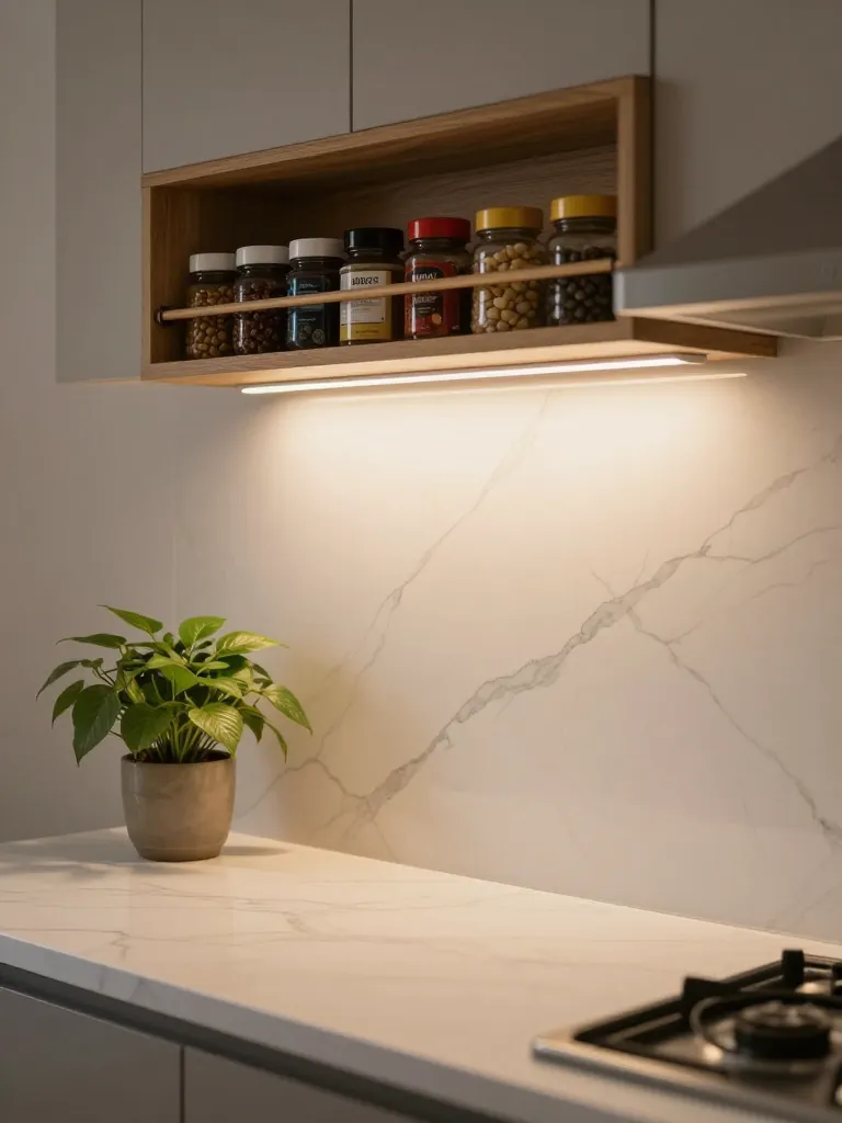 6. Contact Paper with a Tile or Stone Pattern
