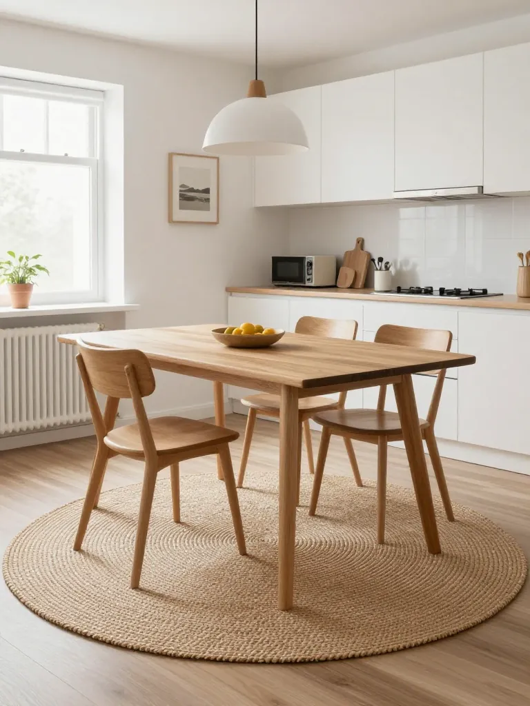 6. Replace Polyester Rugs with Jute or Organic Wool